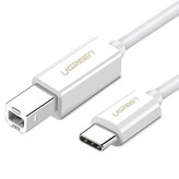 کابل USB-C پرینتر یوگرین مدل US241-50446 طول 2 متر