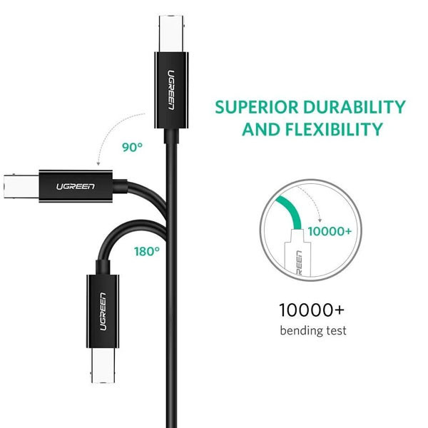 کابل USB-C پرینتر یوگرین مدل US241-50446 طول 2 متر