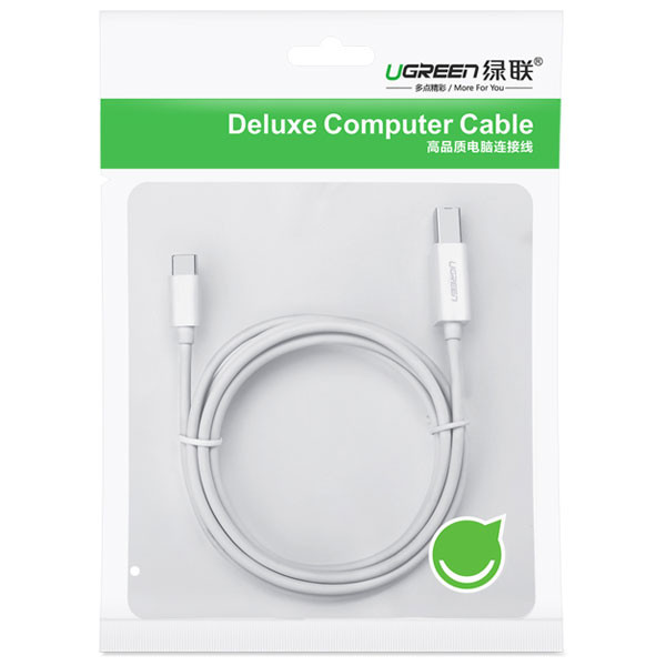کابل USB-C پرینتر یوگرین مدل US241-50446 طول 2 متر